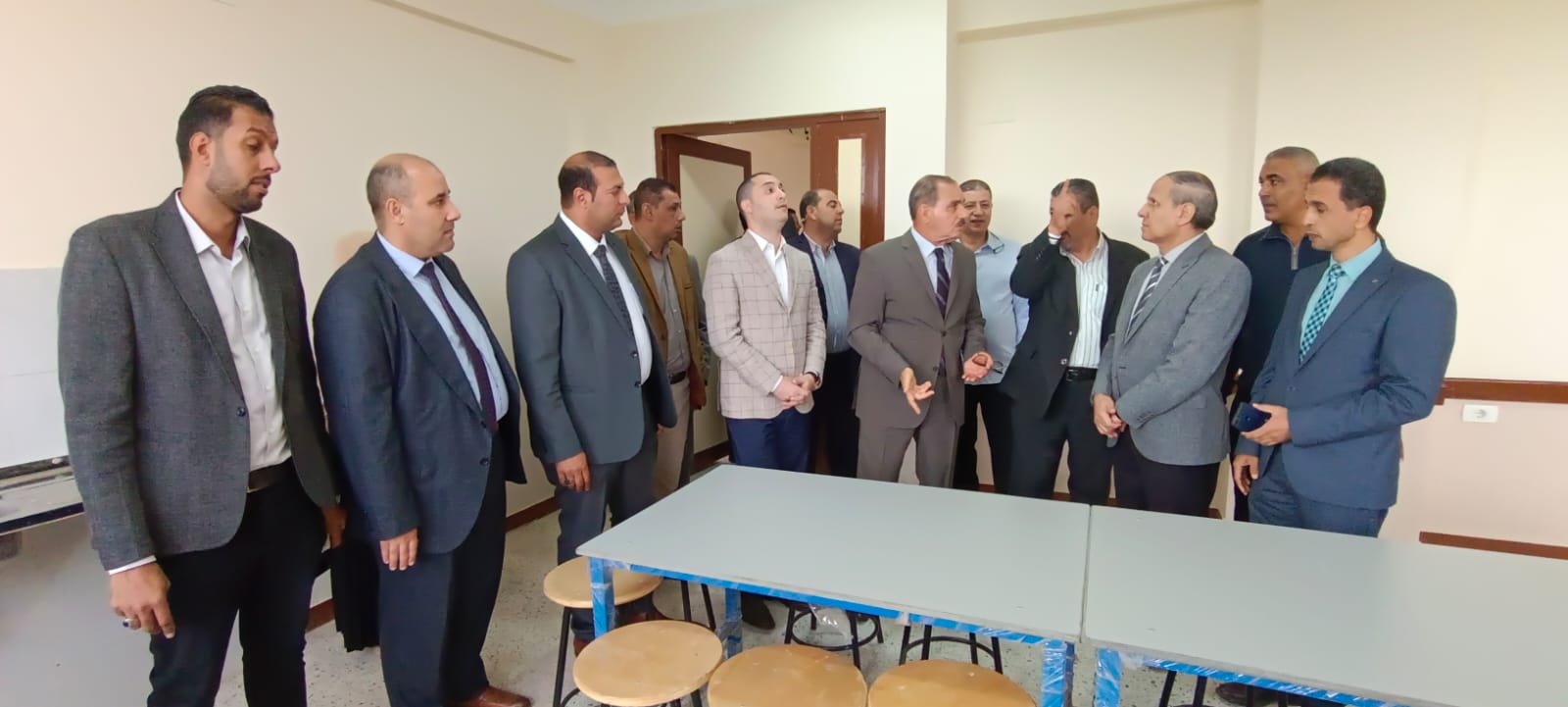 محافظ كفر الشيخ يفتتح مدرسة حسن الجمال (6)