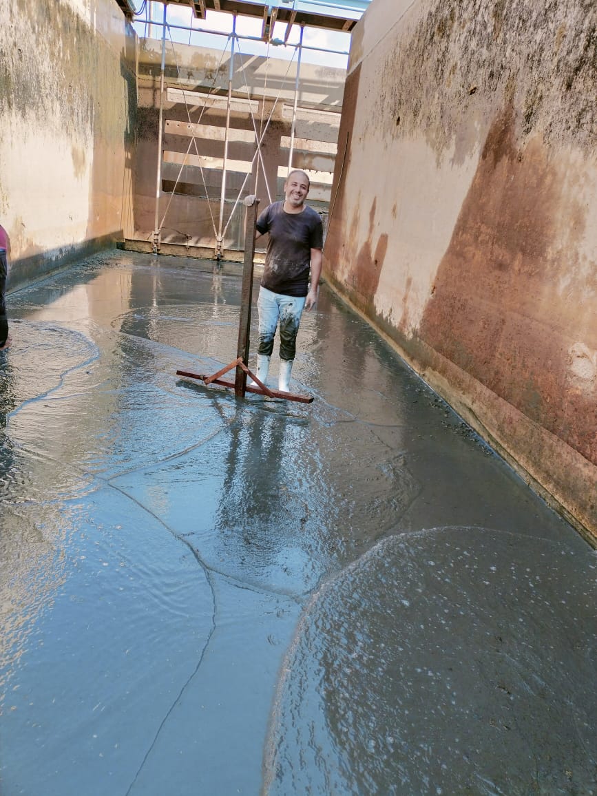 غسيل محطات مياه الشرب ببورسعيد