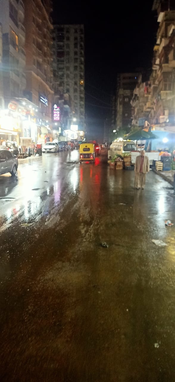 امطار فى الاسكندرية