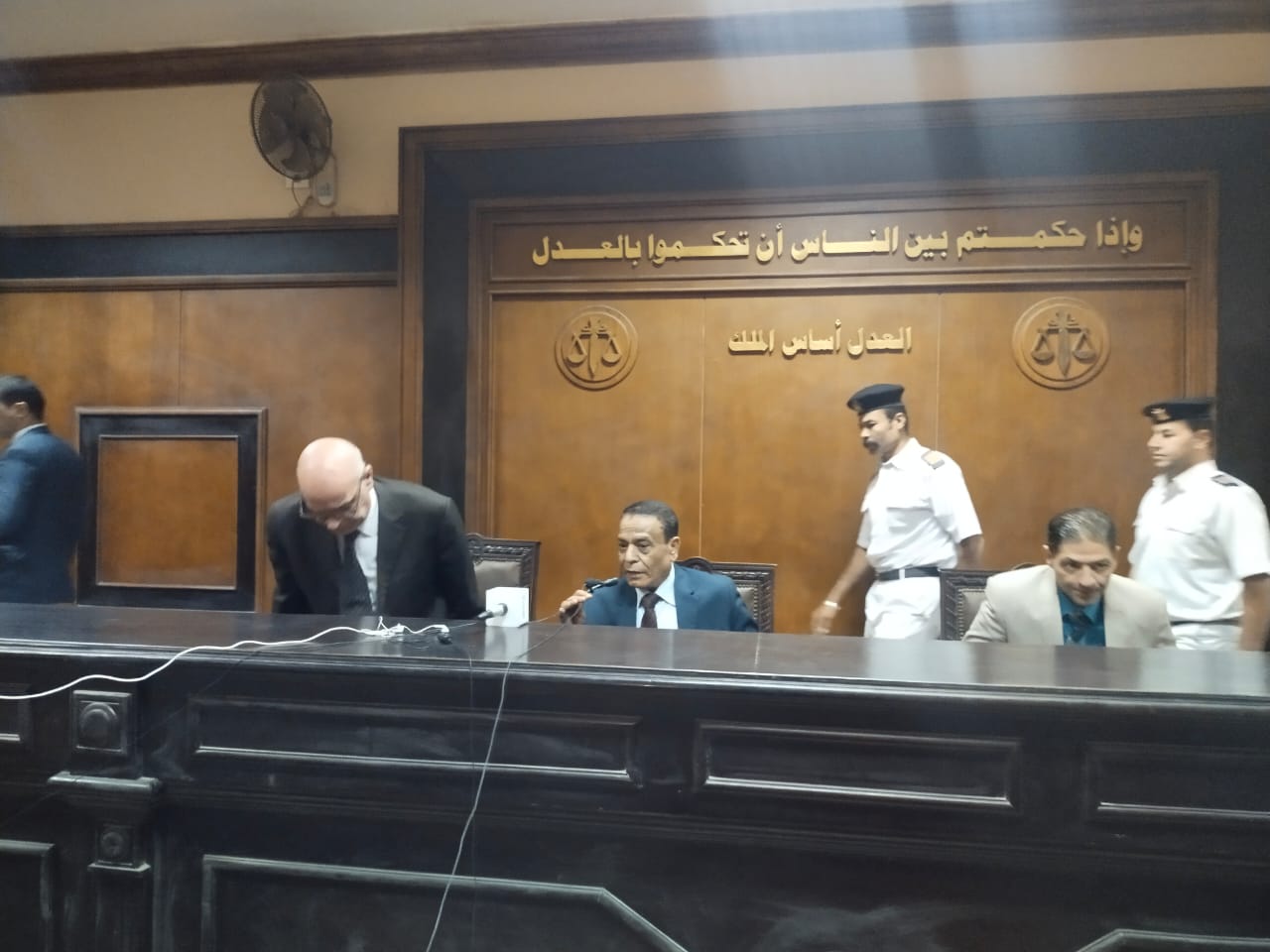 المستشار محمود محمد محمود البريري رئيس المحكمة