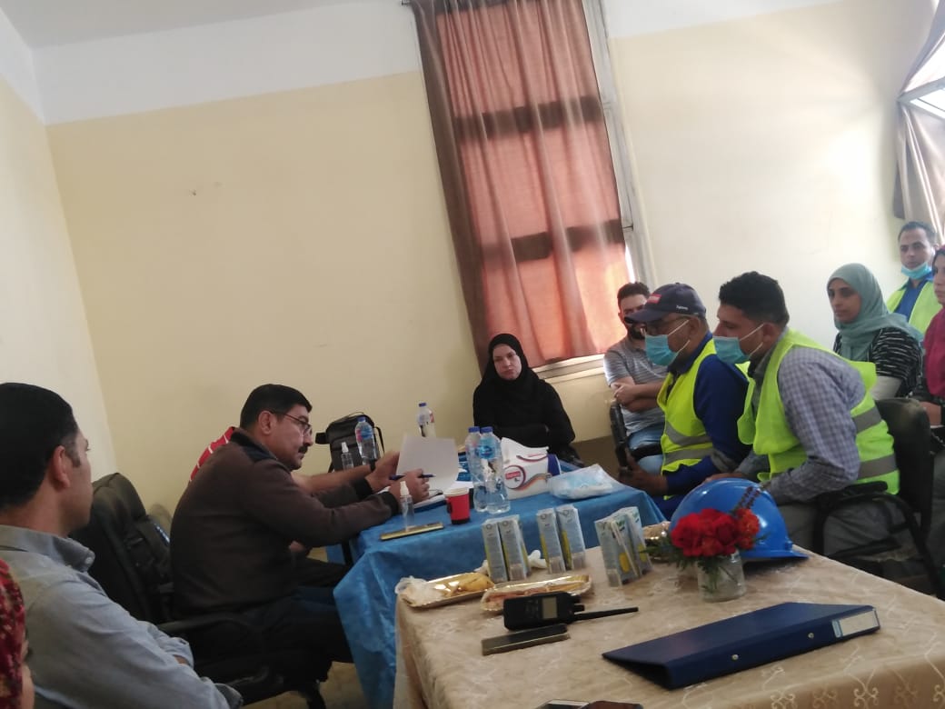 محطة معالجة الصرف الصحى بميت بره تحصل على تجديد اعتماد شهادة T.S.M  (2)