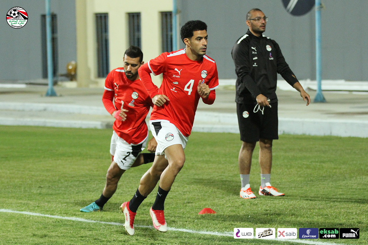 منتخب مصر يتدرب باستاد بتروسبورت استعدادا لودية بلجيكا.. صور - العالمي