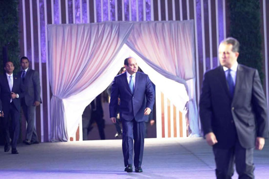 الرئيس السيسي يشهد افتتاح المرحلة الأولى لمدينة المنصورة الجديدة (1)