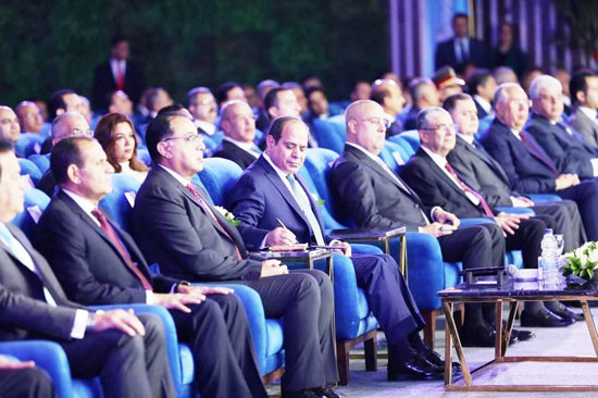 الرئيس السيسي يشهد افتتاح المرحلة الأولى لمدينة المنصورة الجديدة (11)