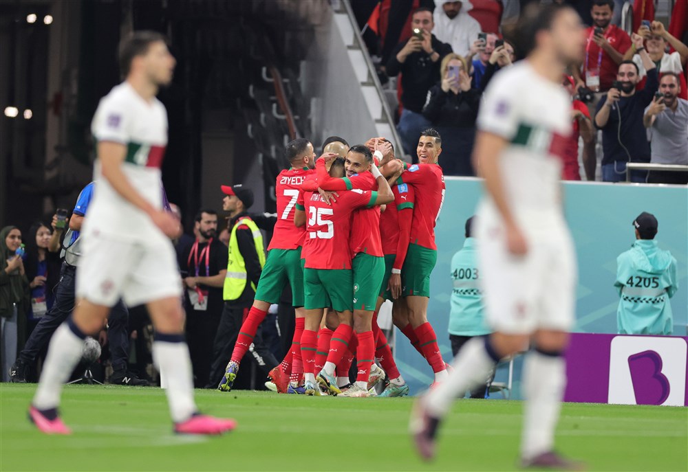 مباراة المغرب والبرتغال (14)