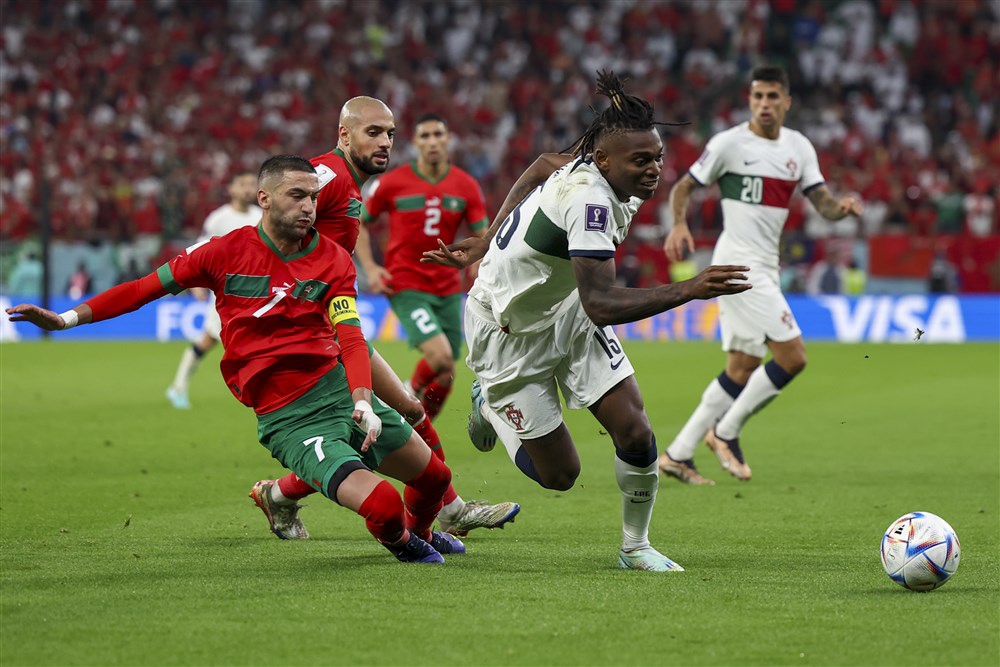 مباراة المغرب والبرتغال (4)
