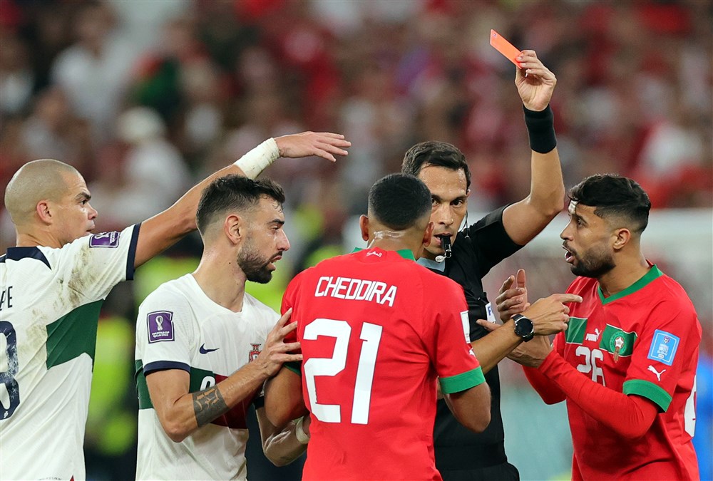 مباراة المغرب والبرتغال (3)