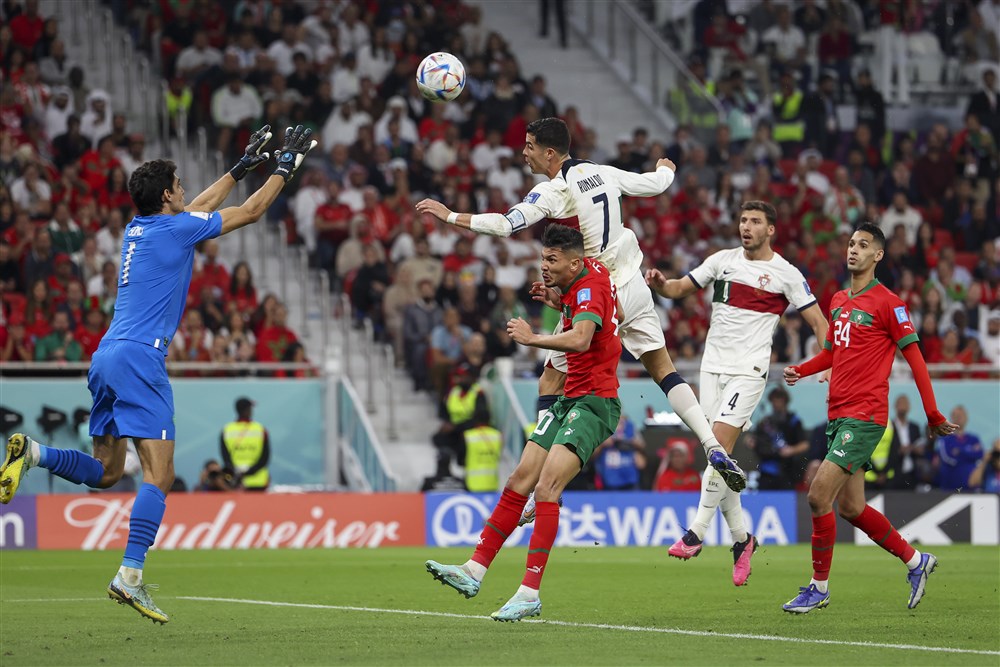 مباراة المغرب والبرتغال (5)