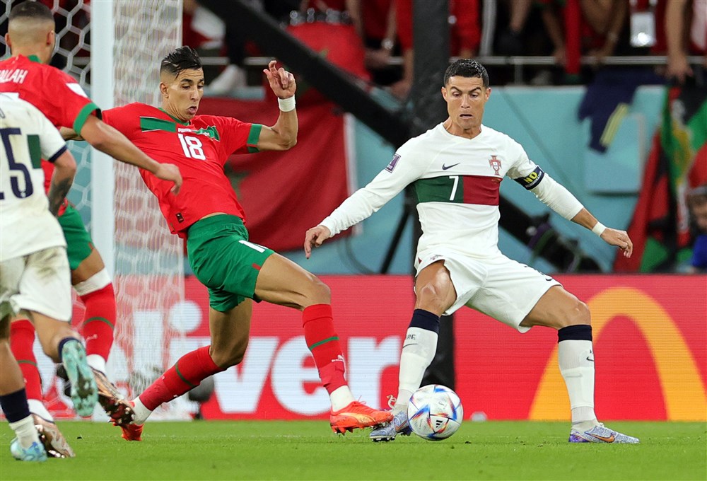 مباراة المغرب والبرتغال (9)