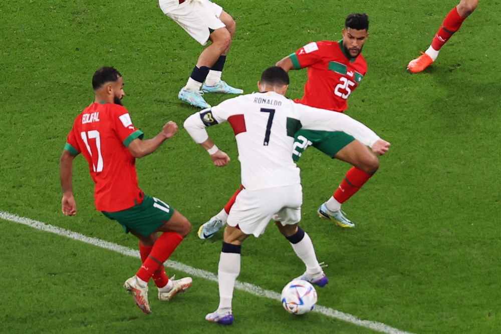 مباراة المغرب والبرتغال (7)