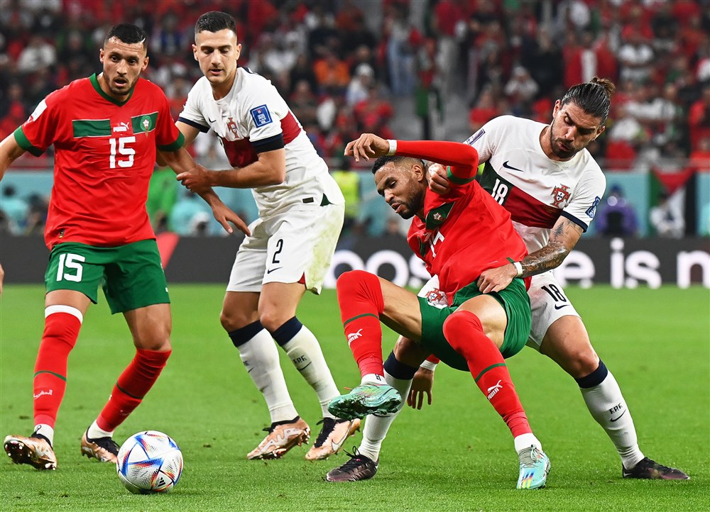 مباراة المغرب والبرتغال (18)