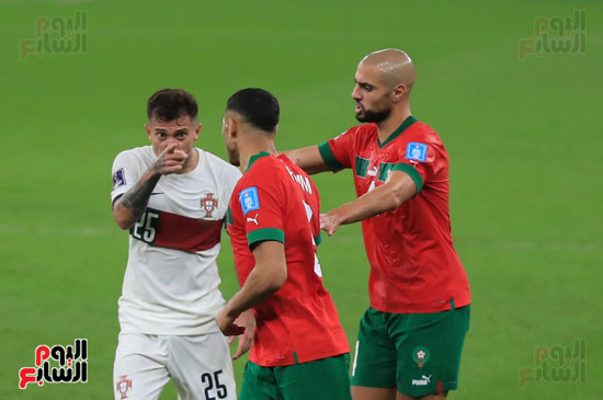 مباراة المغرب والبرتغال (22)