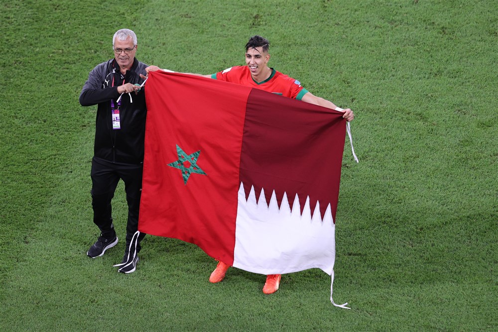 احتفالات لاعبى المغرب  (2)