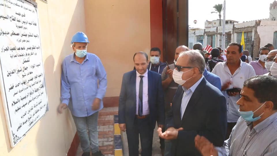 افتتاح مشروع الصرف الخاص بمصيف بلطيم