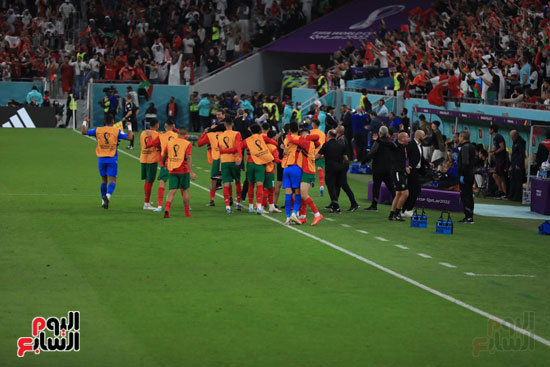 مباراة المغرب والبرتغال (13)