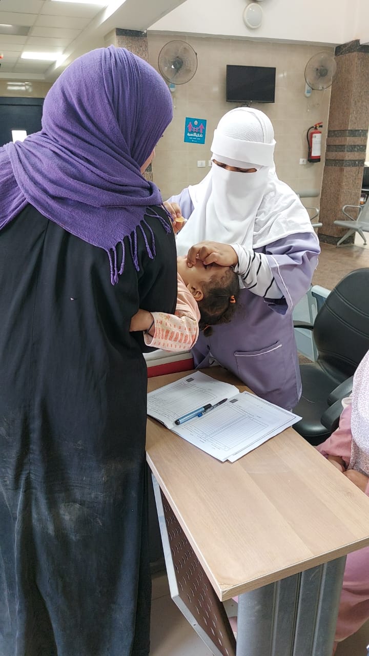 جانب من حملة التطعيم جانب من حملة التطعيم
