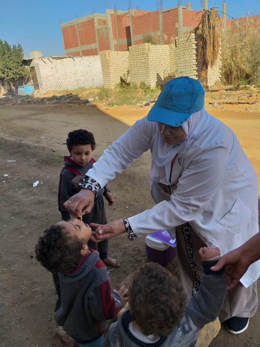 حملة التطعيم ضد شلل الأطفال بالإسماعيلية