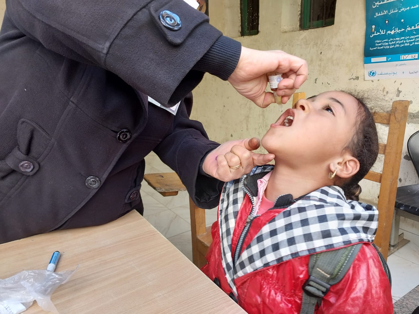 صحة قنا انطلاق حملة التطعيم ضد شلل الأطفال بقنا (5)