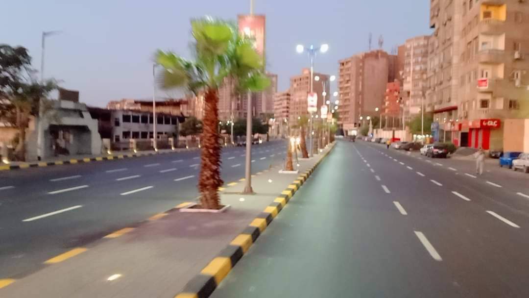تطوير شارعي البحر الأعظم والنيل السياحى
