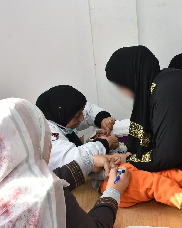 انطلاق فاعليات الحملة القومية للتطعيم ضد شلل الأطفال (2)