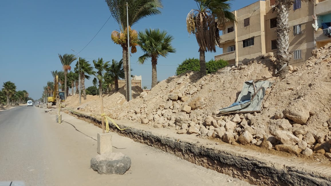 مد خطوط الصرف الصحى بالبرج مد خطوط الصرف الصحى بالبرج