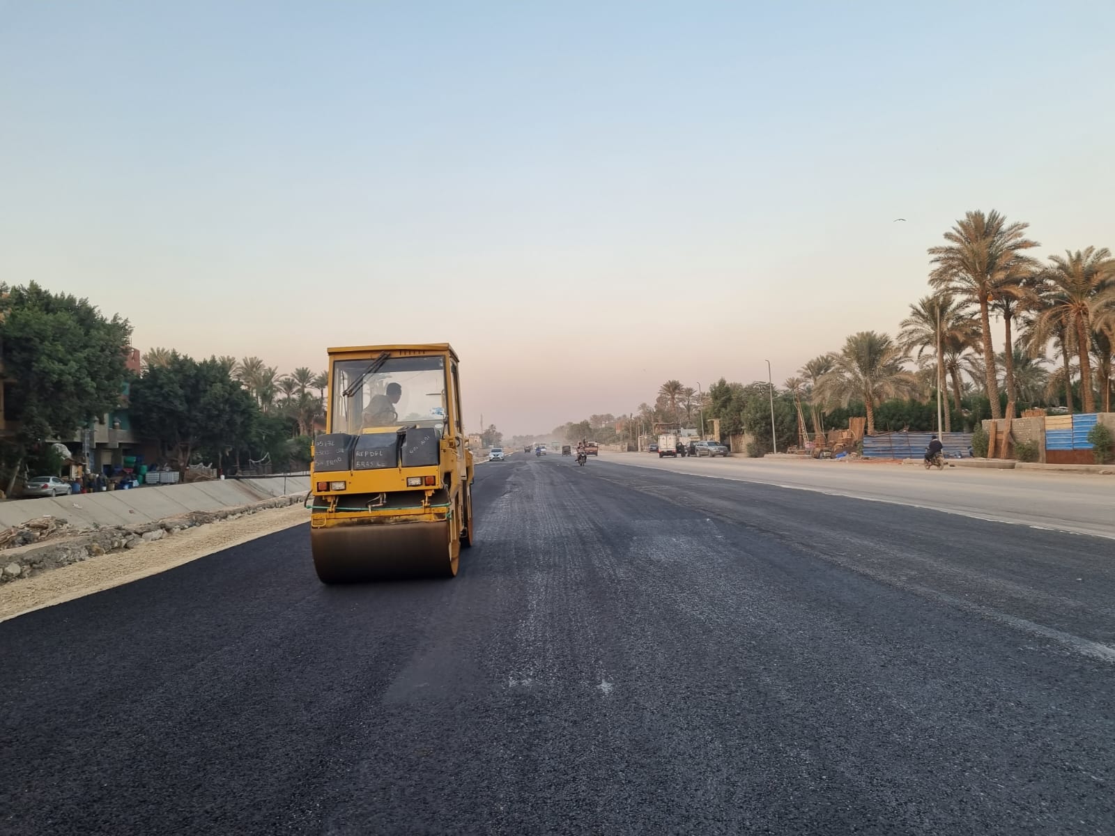 تطوير شامل لطريق المنصورية بكفر غطاطي