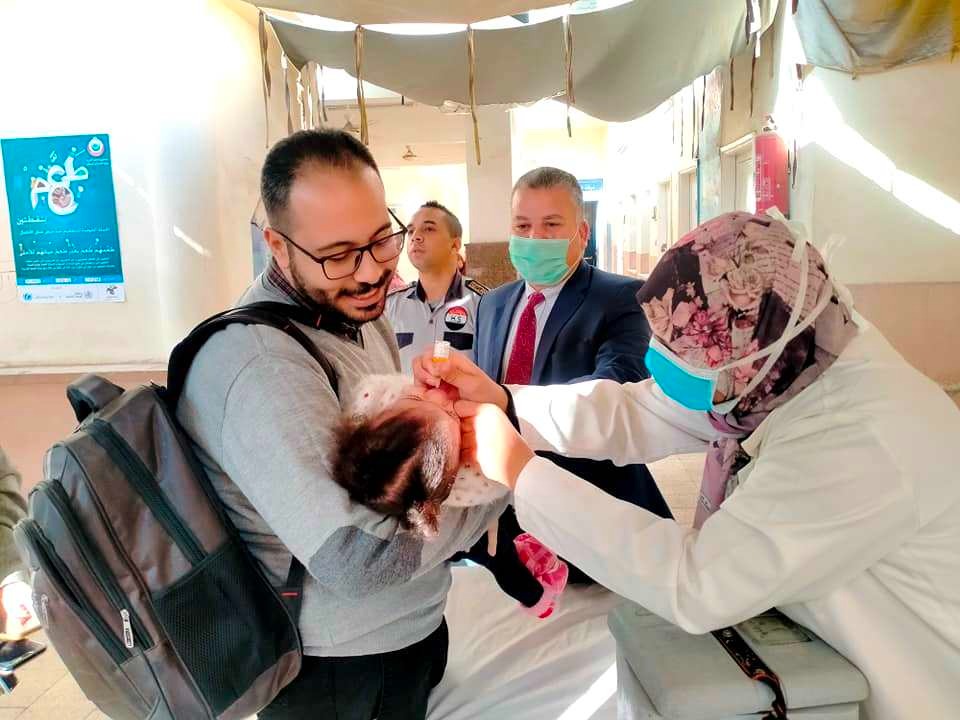 الحملة القومية ضد مرض شلل الأطفال بمحافظة سوهاج