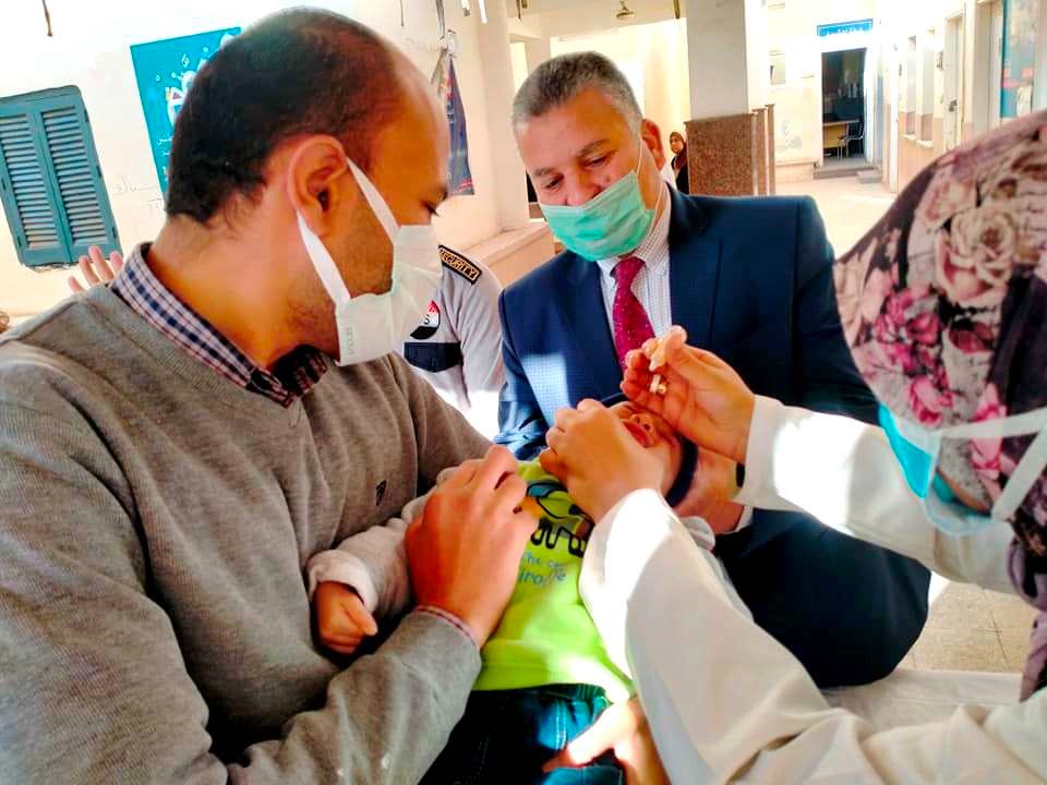 الحملة القومية ضد مرض شلل الأطفال فى محافظة سوهاج