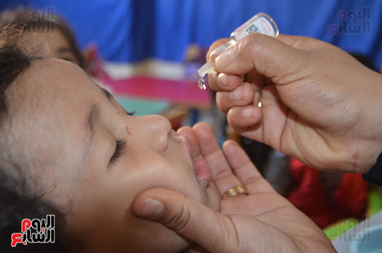 الأطفال-فى-الحملة-القومية-للتطعيم-ضد-شلل-الأطفال
