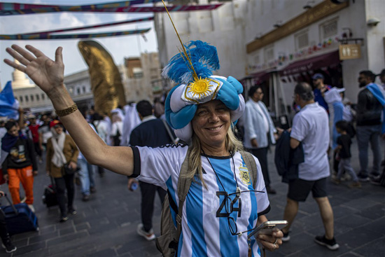 احتفالات جماهير الأرجنتين (10)