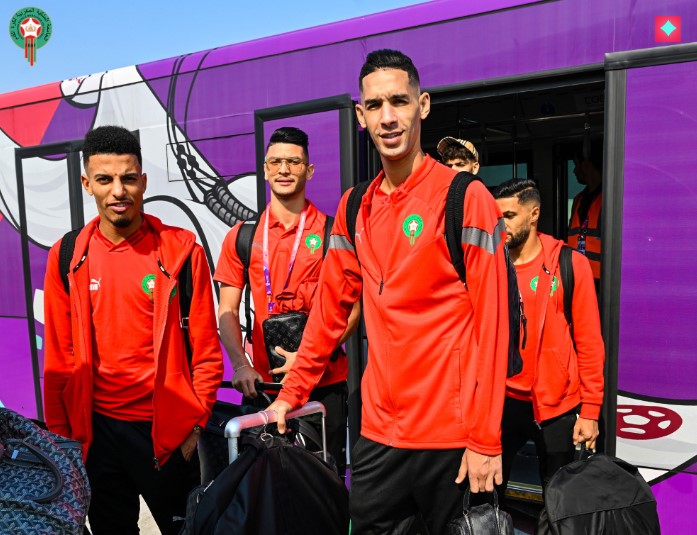 أعضاء المنتخب المغربي