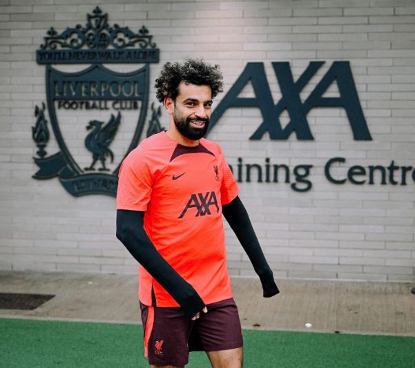 صلاح في تدريبات الريدز