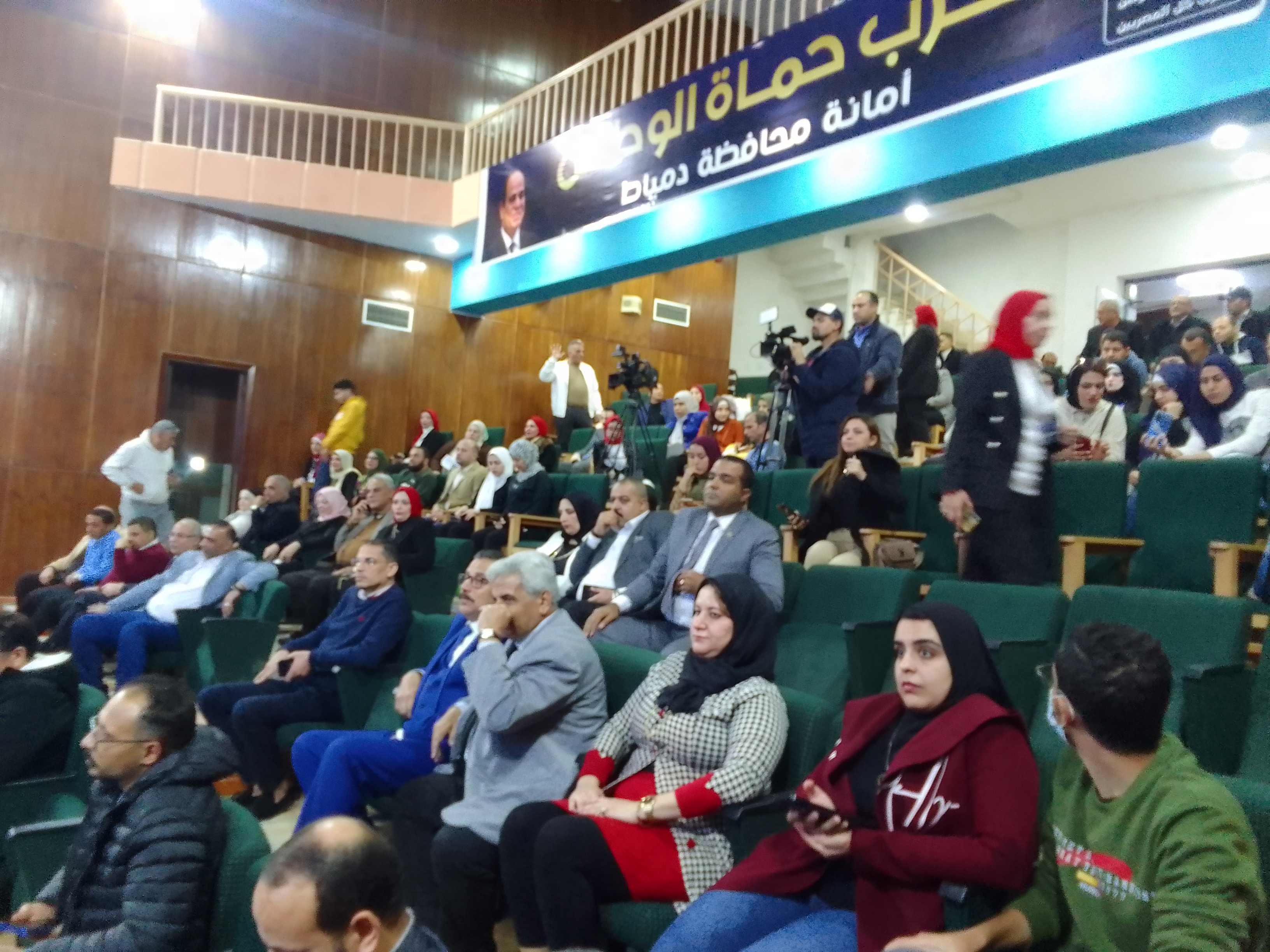 جانب من الحوار الوطني في حزب حماة وطن دمياط (7)