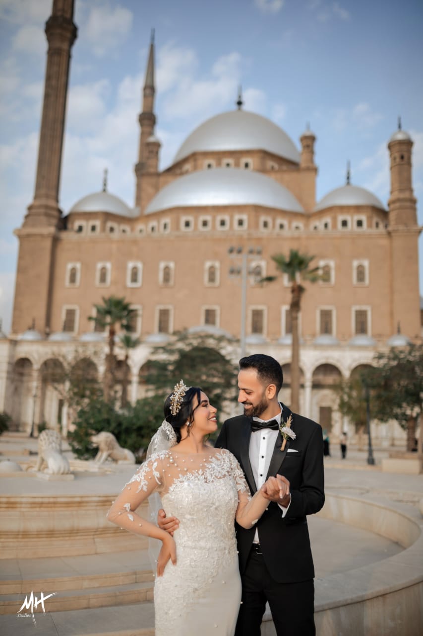 العروسين إسراء عبدالقادر ومحمود عبدالعاطي (3)