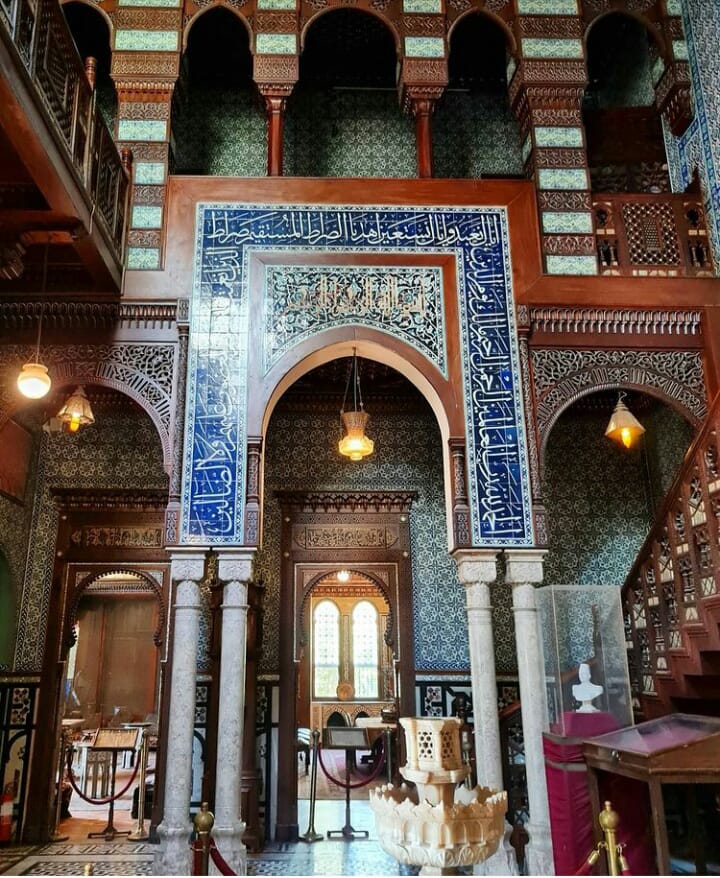 زخارف فنية مميزة لقصر الأمير محمد علي
