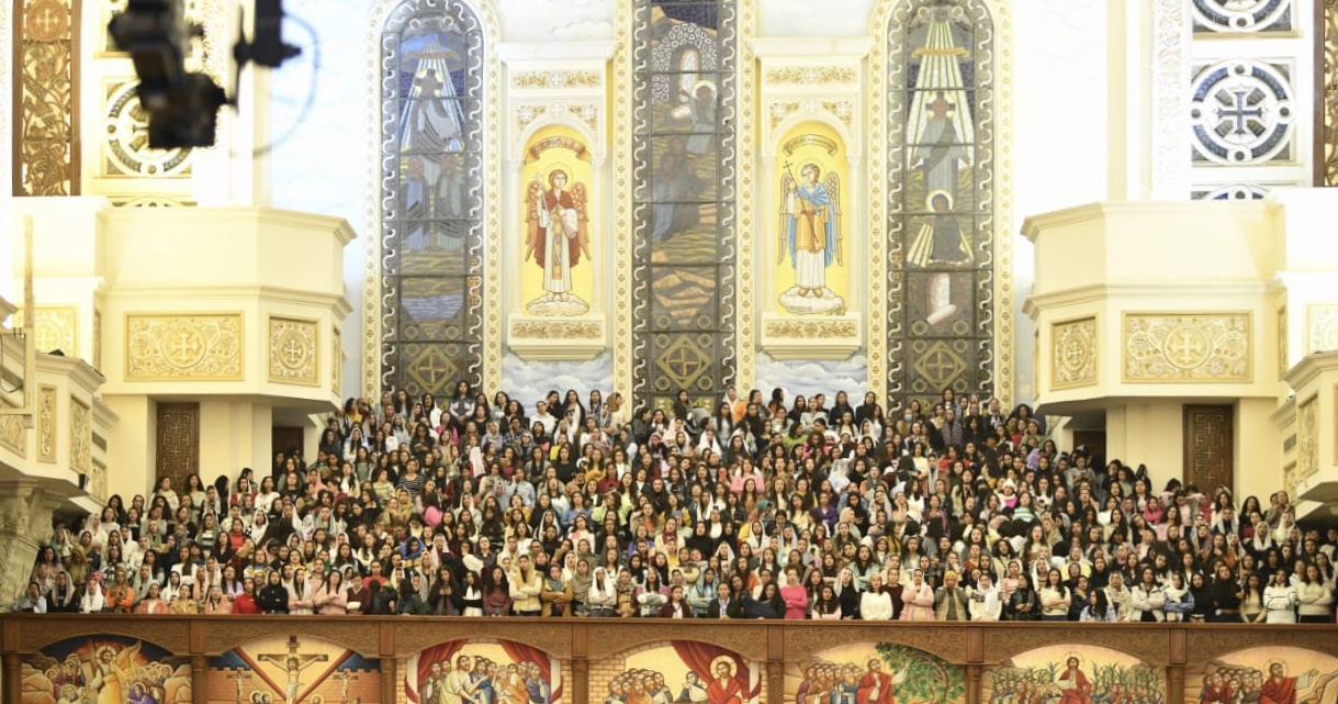 جانب من مشاركة البابا تواضروس صلوات التسبيح في الكاتدرائية المرقسية (5)