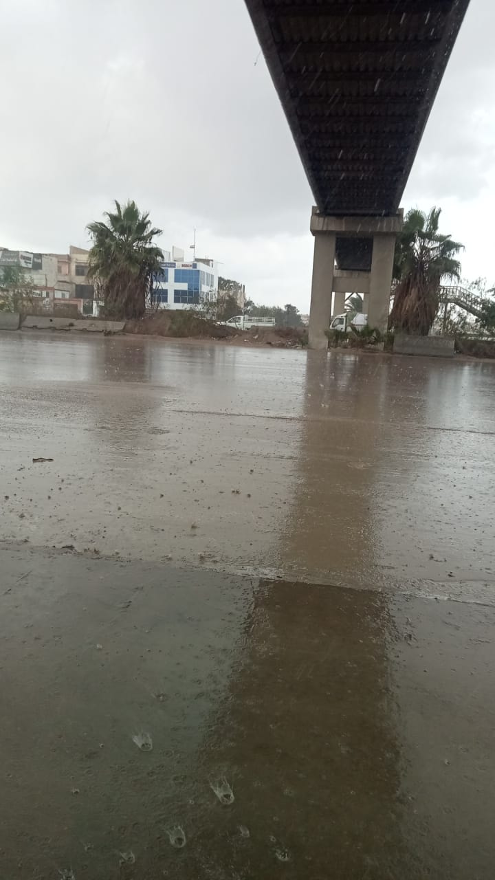 هطول امطار على الاسكندرية