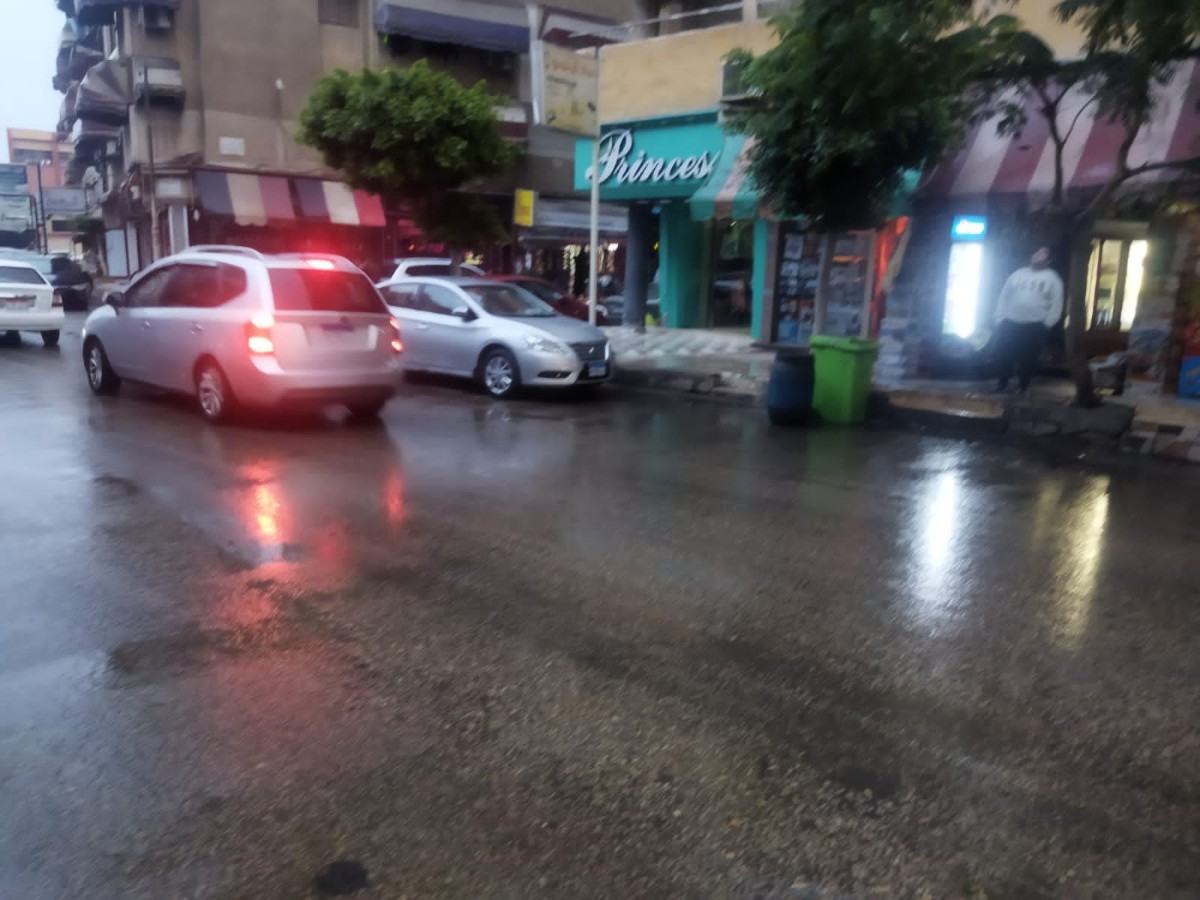 الأمطار ببورسعيد