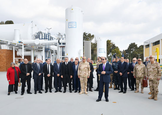 الرئيس السيسي يشهد افتتاح مشروعات جديدة (13)