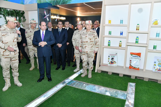الرئيس السيسي يشهد افتتاح مشروعات جديدة (14)