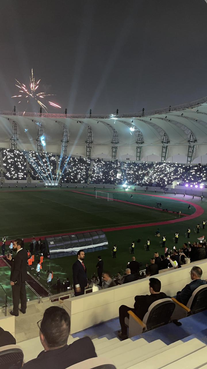 حفل الافتتاح الخاص بالملعب الأوليمبي في البصرة