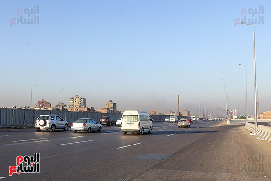 سيولة مرورية على طرق القاهرة والجيزة (1)