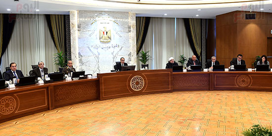 اجتماع الحكومة بمقرها في العاصمة الإدارية (14)