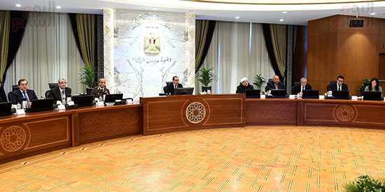 اجتماع الحكومة بمقرها في العاصمة الإدارية (15)