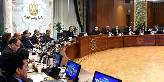 اجتماع الحكومة بمقرها في العاصمة الإدارية (12)