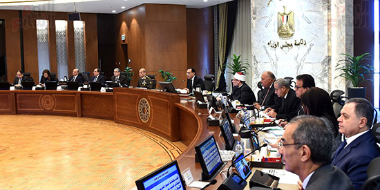 اجتماع الحكومة بمقرها في العاصمة الإدارية (7)