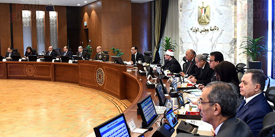 اجتماع الحكومة بمقرها في العاصمة الإدارية (8)