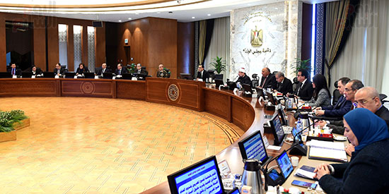اجتماع الحكومة بمقرها في العاصمة الإدارية (4)