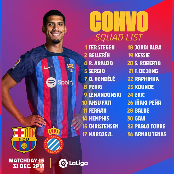 قائمة برشلونة قائمة برشلونة