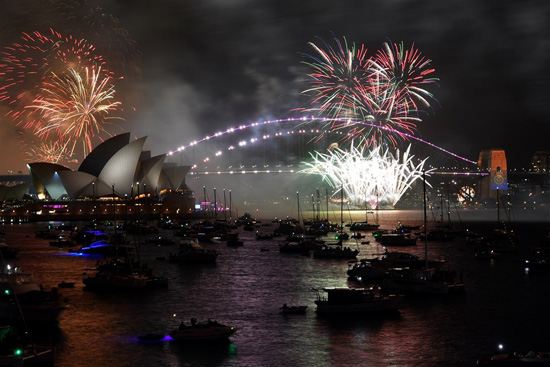 احتفالات ليلة رأس السنة الجديدة فى استراليا
